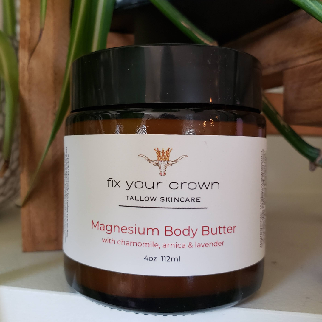 Magnesium Body Butter with Chamomile, Arnica & Lavender