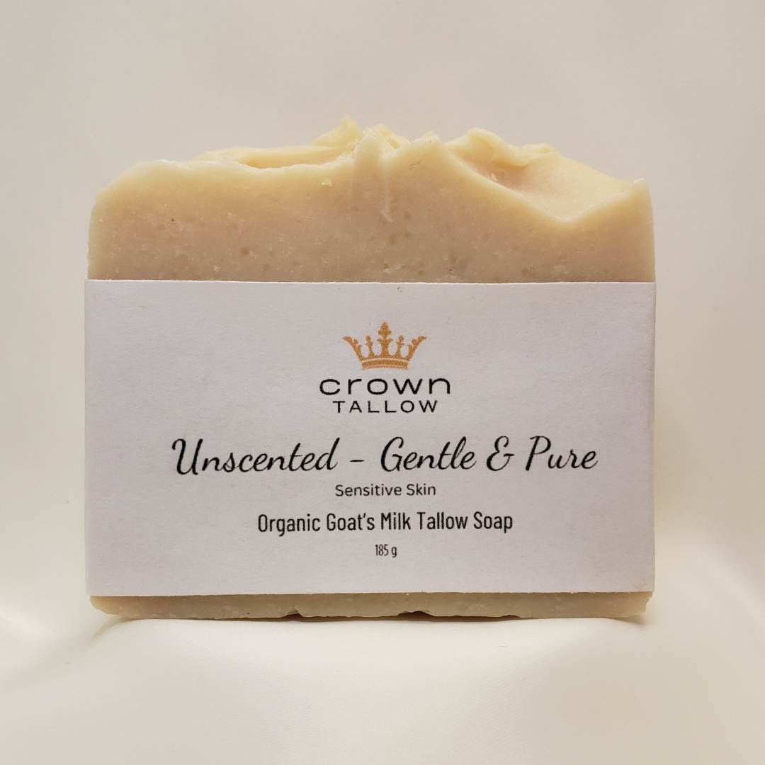 Sensitive Skin Unscented Goat's Milk Tallow Soap
