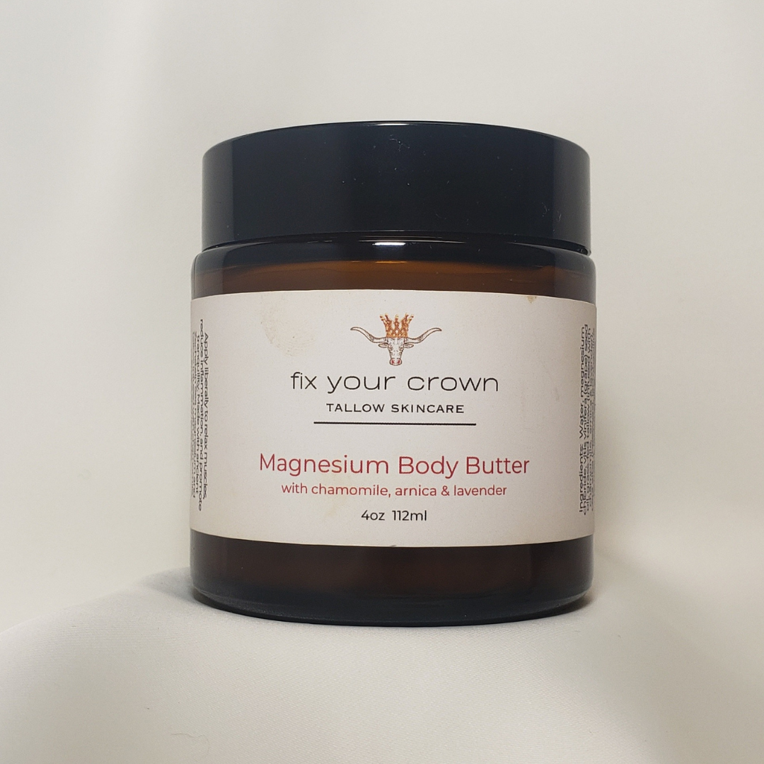 Magnesium Body Cream with Arnica, Chamomile & Lavender